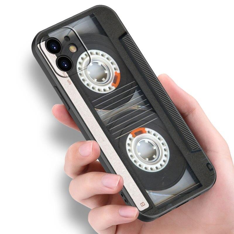 Θήκη Vintage Κασέτας ρετρό στυλ Για Apple iPhone 14 13 12 Mini 11 Pro Max 7 8 XR X XS 7 8 Plus SE 2020 2022 Κάλυμμα