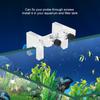 Transparent Acrylic Durable Aquarium Hose Holder Fixed Mount Fish Tank Probe Fixture Rack