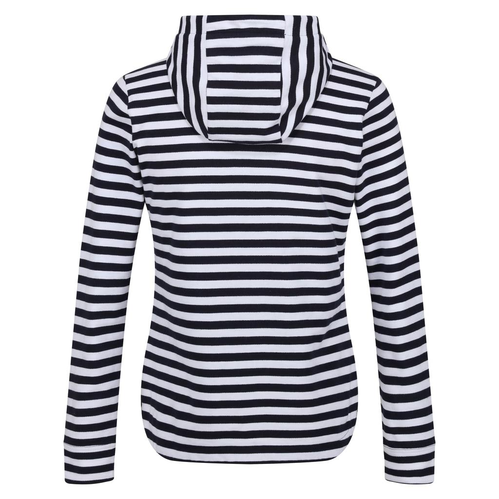 Dámská/Dámská mikina s kapucí na zip Regatta Bayla s kontrastními pruhy