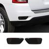 Blackened Rear Fog Light Lamp Cover Trim Bezels  for Jeep Grand Cherokee 2011-20