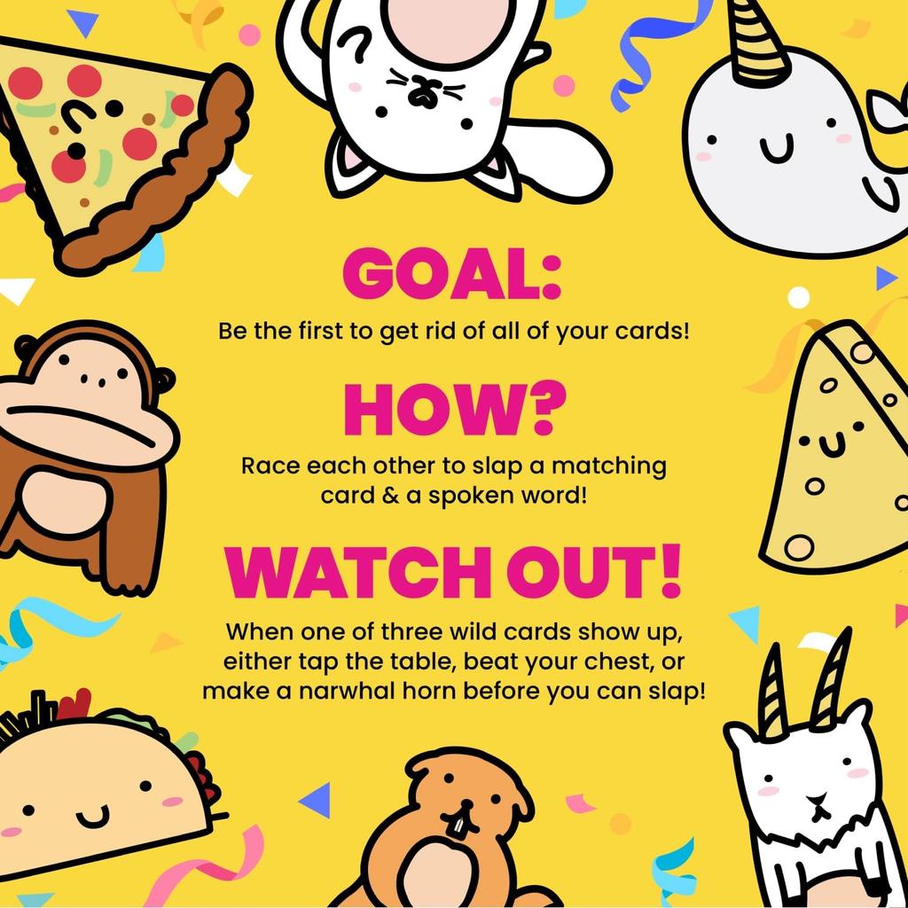 Taco Gatto Capra Formaggio Pizza Carta Estremamente Divertente per Gioco di Gruppo in Famiglia