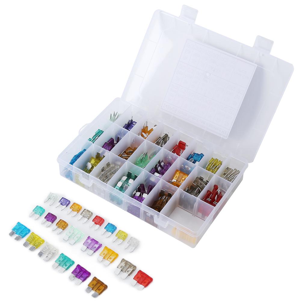243Pcs Fuses Classification Kit CorrosionResistant Marine Automotive Replacement Accessories