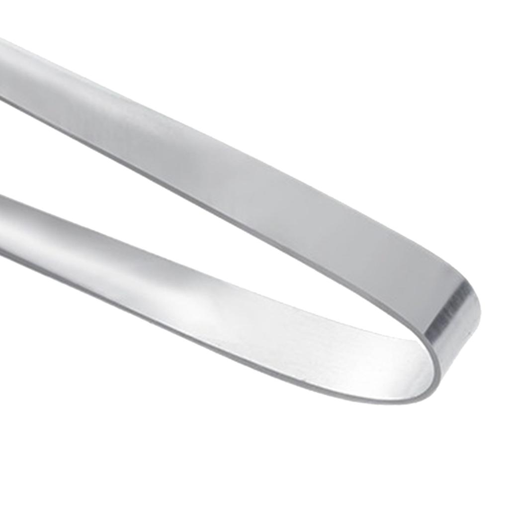 Ice Tong Thicken Stainless Steel Ice Clip Tong Portable Easy Grip Metal Serving Tong for Bar Kitchen