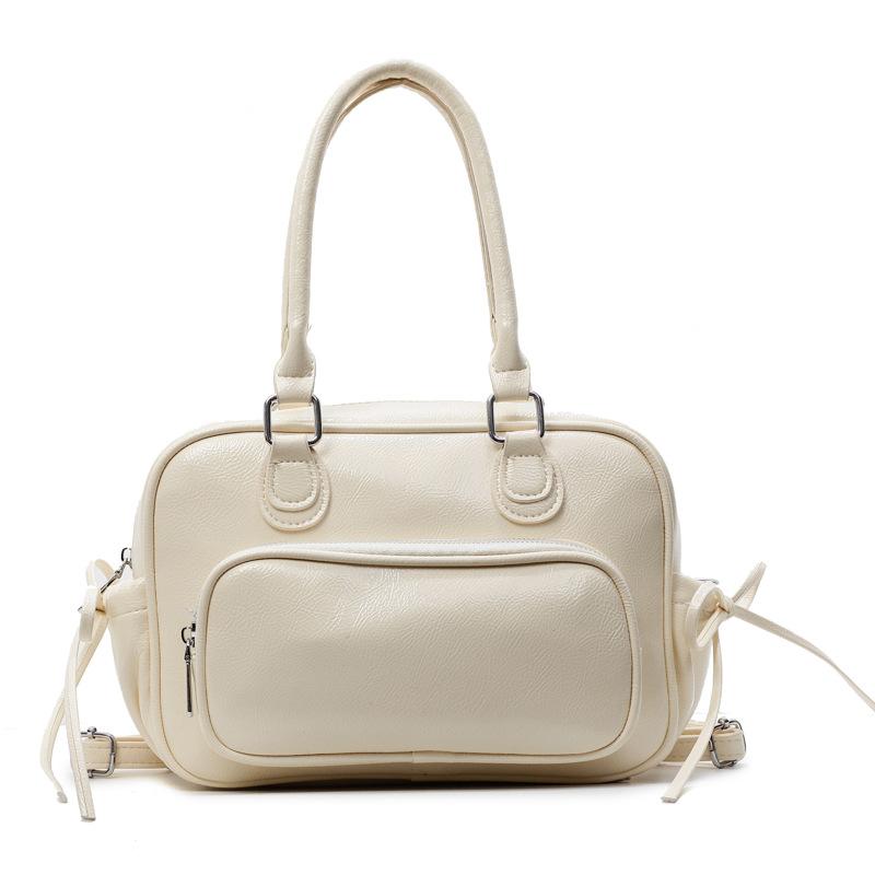 Korean Ins Style Fashion Simple Style Portable Boston Bag Women's Spring and Summer New High-end College Style Backpack