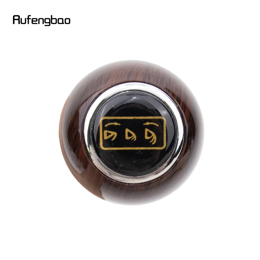 Brauner Holz-Schalthebel, luxuriöser, modischer Gehstock, dekorativer Stock, Gentleman, eleganter Cosplay-Gehstock, Knauf, Crosier, 92 cm