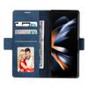 Luxury Retro Leather Phone Case For Samsung Galaxy Z Fold 7 6 5 4 3 Fold7 Fold6 Fold5 Fold4 Wallet Card Slot Magnetic Flip Cover