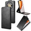Per Honor Magic 8 Lite Sottile Stile Business Semplice Portafoglio Verticale Custodia Protettiva in Pelle a Libro con Scomparto per Carte per Uomo Donna