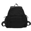 New Casual Backpack Korean Travel Solid Color Small Book Bag Japanese Small Fresh Backpack Versatile Flip Bag