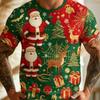 Men's Fashion 3D Printed Men's T-shirt Round Neck Short Sleeve, Trendy Street Wear