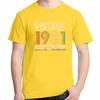 Vintage 1981 Original Parts Funny Birthday Fashion Graphic T Shirts Cotton Short Sleeve Tshirts High Quality Unisexs Clothes