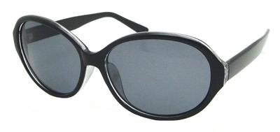 PP Polarized UV Reflective Light Japanese Polarized Reduces Glare P-288 Sunglasses, Protection, Cut, Lenses, (Black/Smoke)