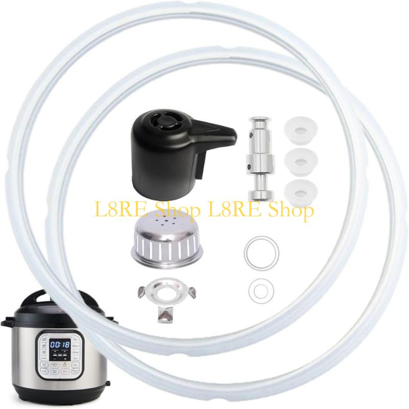 L8RE Silicone Gasket Set Suitable for 5QT/6QT Models Ensures Efficient Pressure