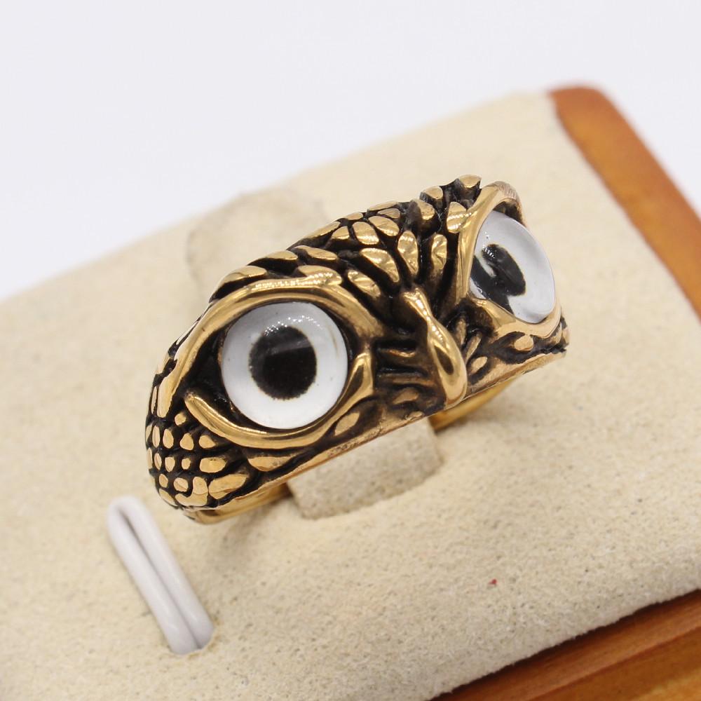 2026 Personalized Retro Halloween Owl Ring, European and American Jewelry Accessories Ring Gift