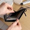 Bow Wallet Exquisite Zipper Coin Pouch Women'S Wallet Ultra-Thin Purse Ultra Thin For Office Use Gift For Wife Travel