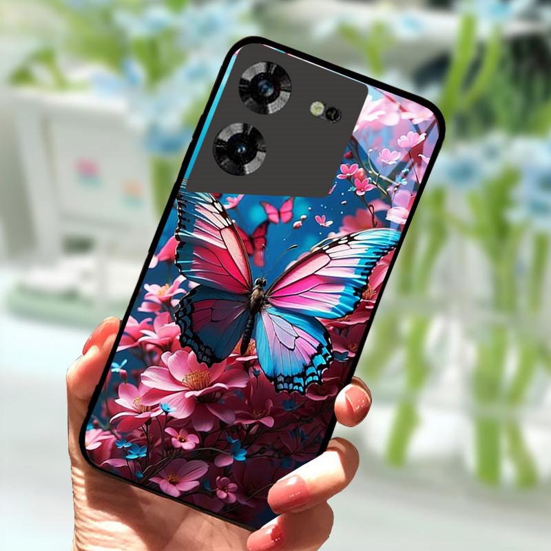 For Tecno Pova 5 Case Full Protection Back Cover Phone Case For Tecno Pova 5 Pova5 Pro Tempered Glass Shockproof Shell Fundas