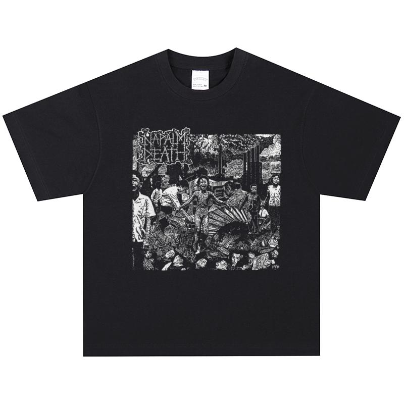 Napalm Death T-Shirt, Soft Fabric Casual Daily Wear S