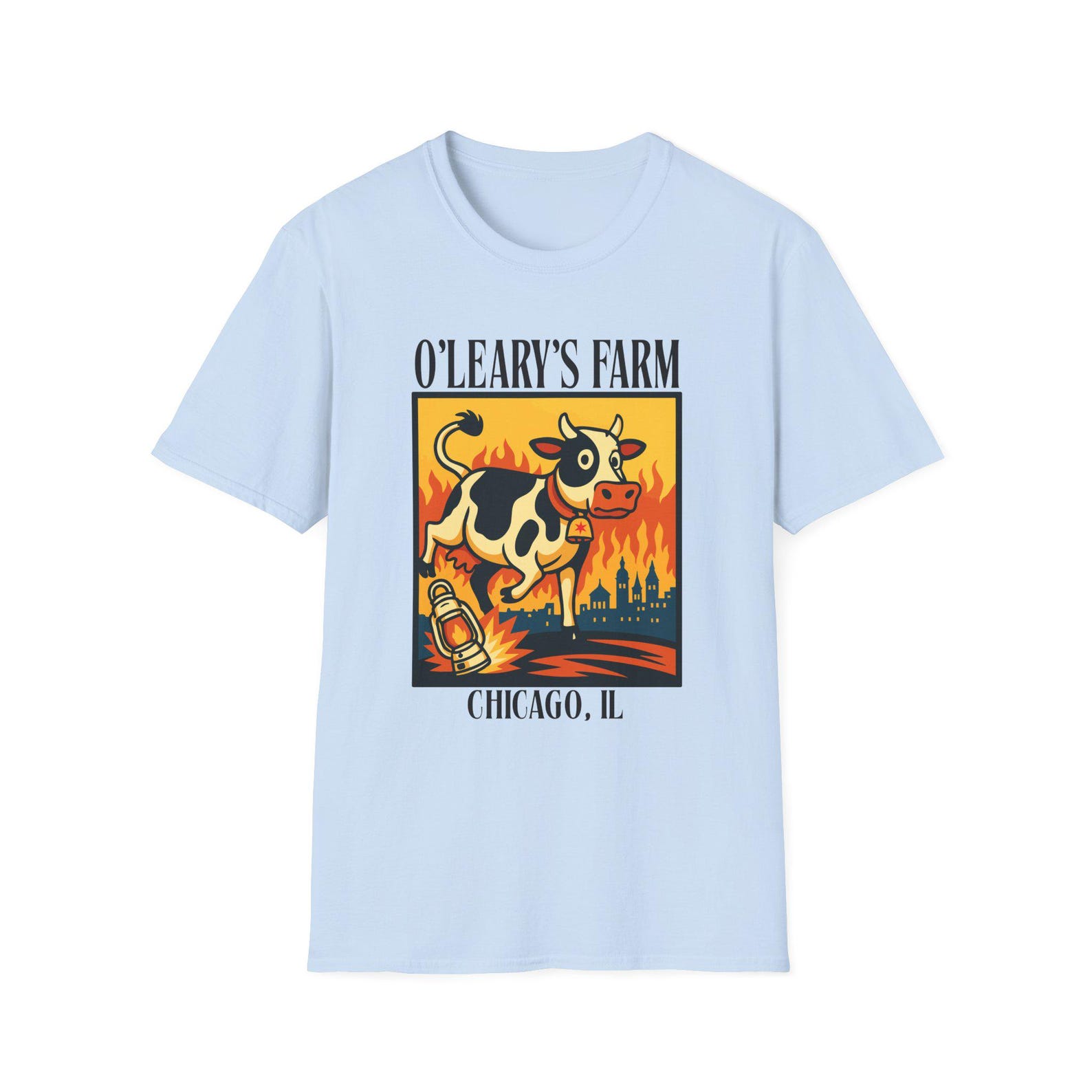 O Leary s Farm Chicago Fire T-Shirt - Unisex Cotton Tee M