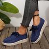 Fashionable New Comfortable  Women'S Shoes Spring And Autumn Round Toe Sexy Elegant Lace Up Casual Flat Shoes