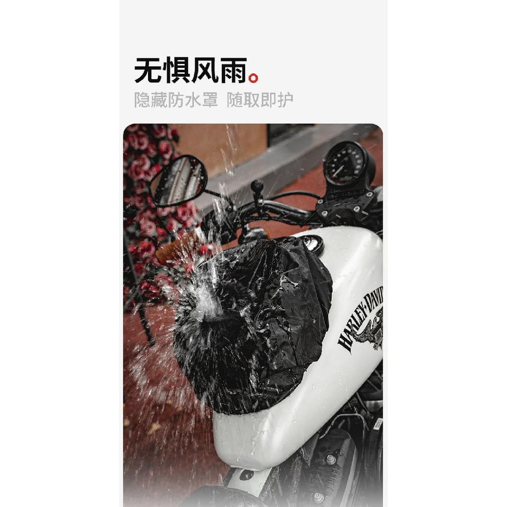 Motowolf Magnetic Motorcycle Tank Bag Expandable Waterproof Retro Leather Motorbike Fuel Tank Pack Touring Travel