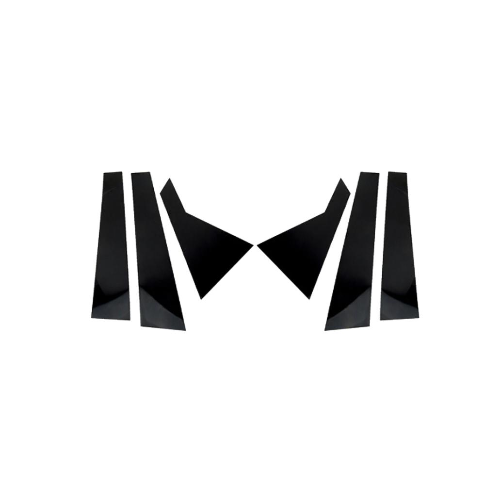 6pcs Car Window Trim Cover for Hyundai Sonata LF Hybrid 2015~2019 Parts B C Column Pillar Posts Door Sticker Decal Accessories