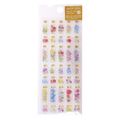 Drop Seal Sticker Glitter Decoration [Herbarium] H08-ST-555