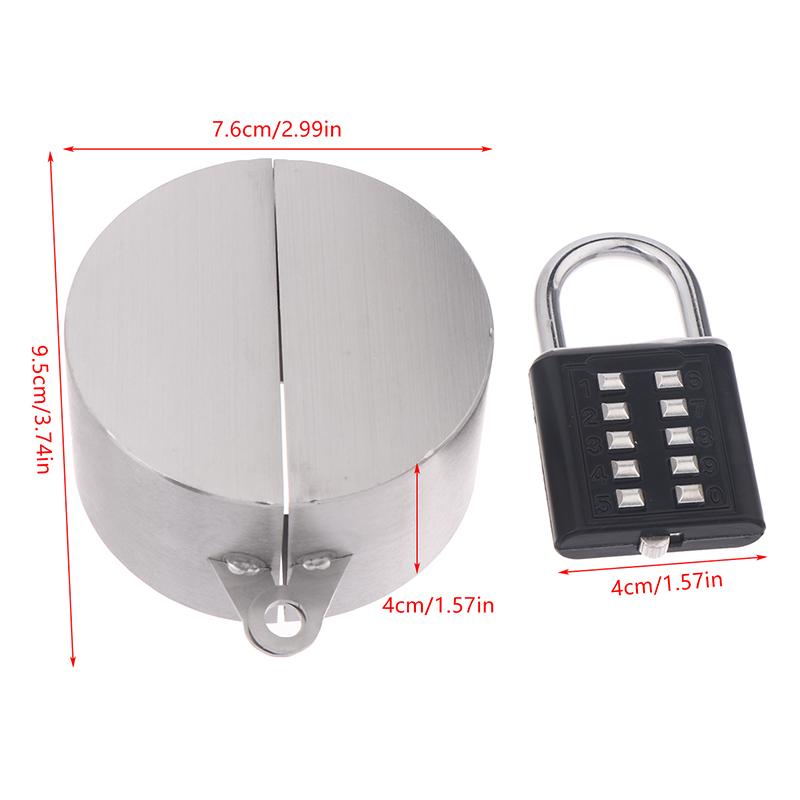 1 Set Faucet Lock Cover Anti-Theft Garden Hose Tap Casing Lock Water Spigot Lock Faucet Protection Cover Water Save Lock