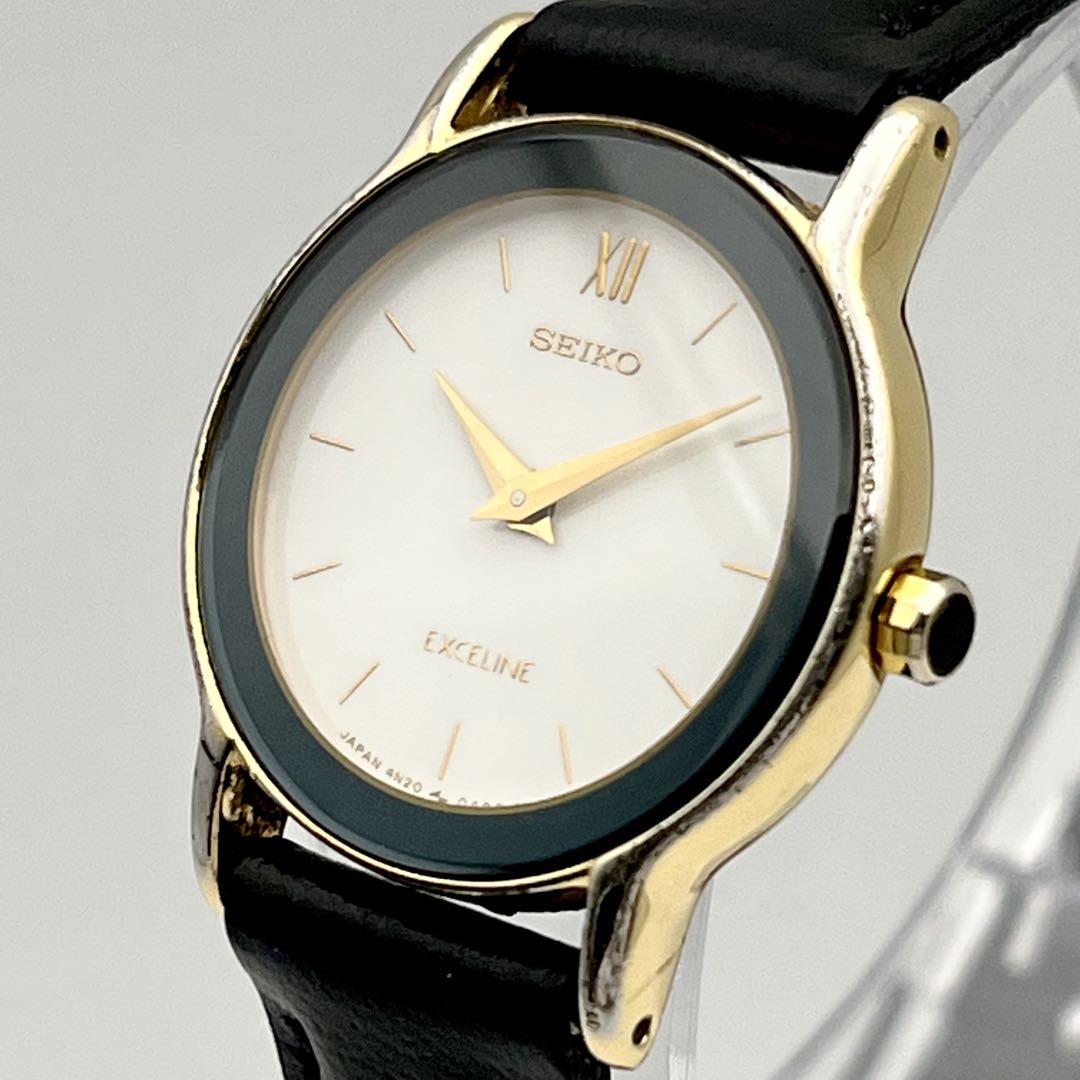 

[Б/У] Рабочие/Батарейка Кварцевые наручные часы SEIKO Exceline с круглым циферблатом