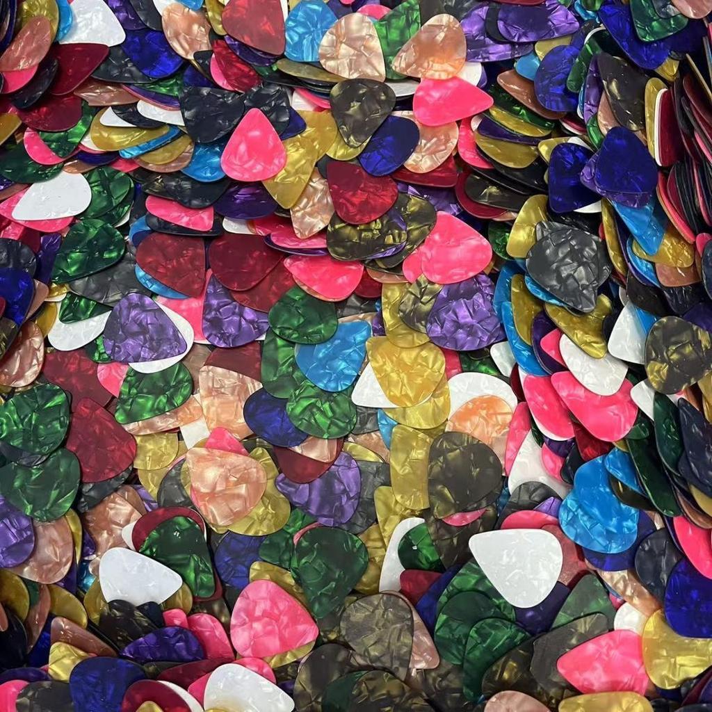 Celluloid & ABS Guitar Plectrums: 0.46, 0.71, 0.96, and Metal Picks