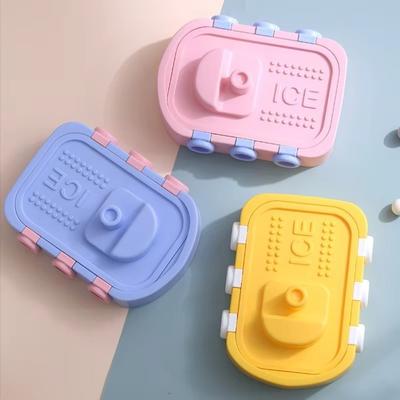 Silicone Ice Cube Tray Boat Shape Ice-making Box Creative Ice Cream Mold  for Children