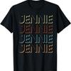 Jennie Vorname T-Shirt Mein Personalisiertes T-Shirt Namens-T-Shirt