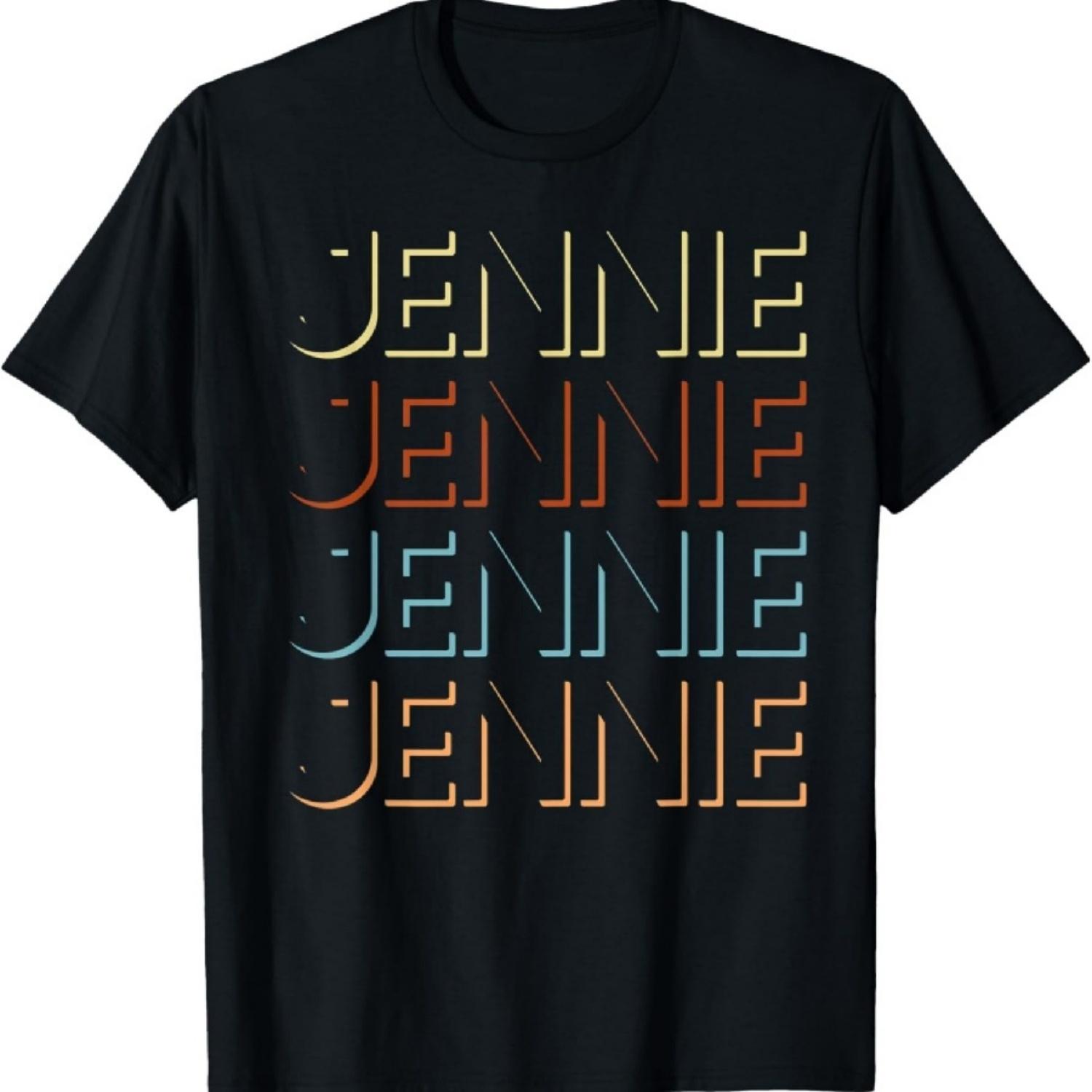 

Jennie First Name Tshirt My Personalized Tee Named T-Shirt XXXXXL чорний