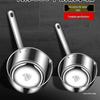 316 Stainless Steel Short Handle Kitchen Water Ladle - Thickened Household Water Scooper and Large Soup Dipper