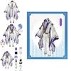 Set Costume Kamizato Ayato Per Cosplay di Genshin Impact e Feste di Halloween