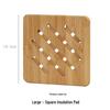 Ru Han Hollow Bamboo Heat-Insulating Placemat & Coaster