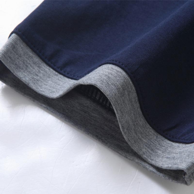 Estate Nuovo Ricamato di Alta Gamma Cotone Polo a Maniche Corte Primavera/Estate Nuovo Business Tempo Libero Sport All'Aperto Camicia Traspirante Top da Uomo