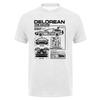 Back To The Future Delorean Schematic Tshirt Print Tshirt Unisex Cotton T Shirt Summer Hip Hop Tees Dz241