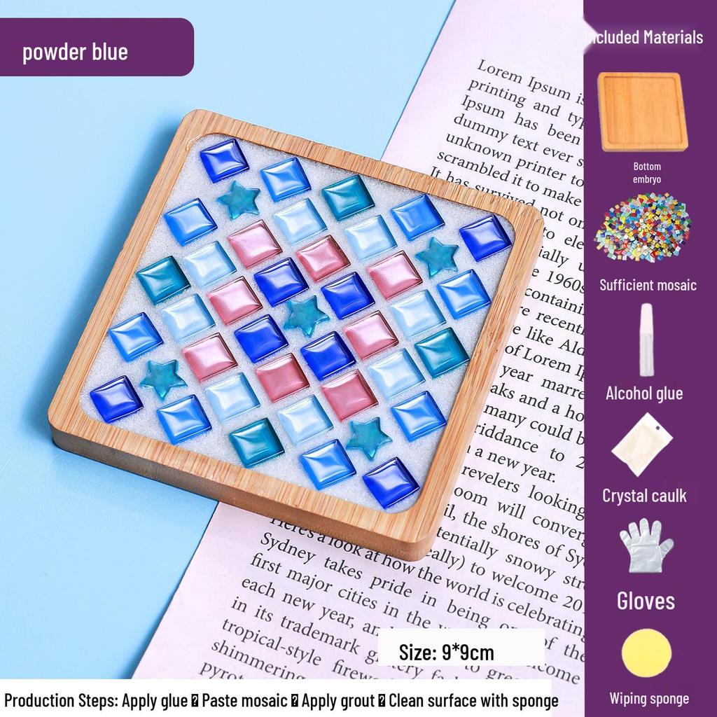 DIY Mosaic Coaster Craft Kit for Kids - Patchwork Creative Art
