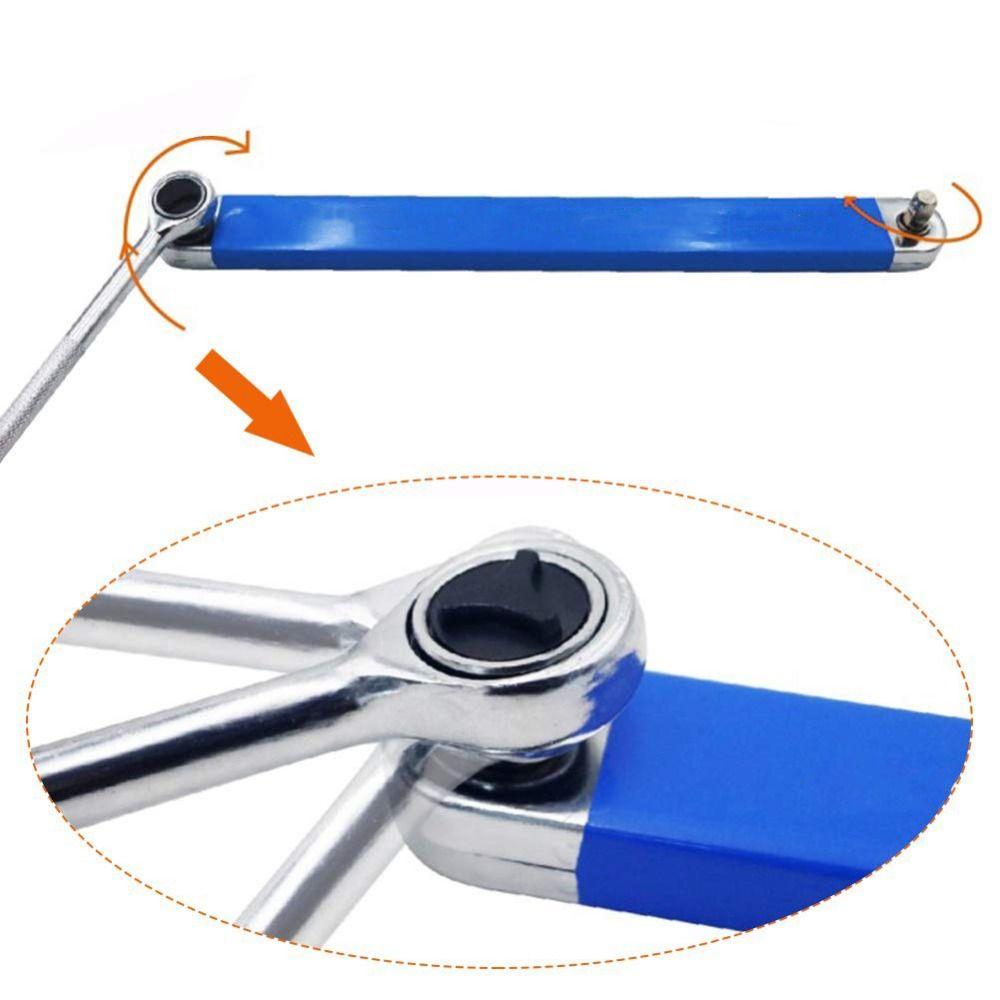 Double Head Wrench Socket Steel Ratchet Spanner New Ratchet Repair Tools  Hone