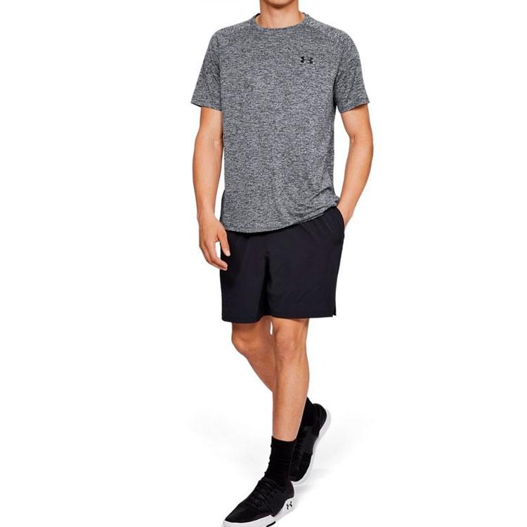 Under Armour Tech 2.0 Training Quick-Dry Loose-Fit Short Sleeve T-Shirt Men Tops Gray 1326413-002