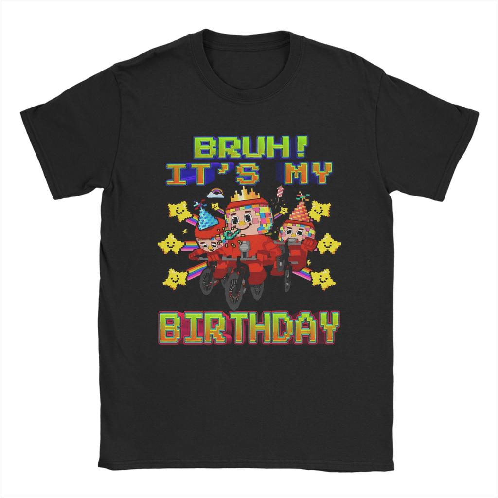 Bruh Yess Noo My Examen Funny Brainrot Steal a Brainrot Tshirts Men Cotton Tops Aesthetic  O-neck Short Sleeve