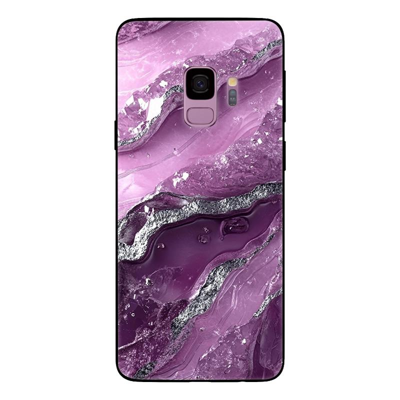 For Samsung Galaxy S9 Plus Case SM-G965F G965 S9Plus Marble Painted Soft Matte Silicone Back Cover For Samsung S9 S9+ Full Shell
