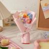 New  Handmade Flower Bouquets Mini Crochet Flowers Colorful Artificial Flowers Teacher's Day Gift Floweres
