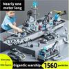 Warship Building Blocks Destroyer Aircraft Carrier Pirate Ship Cruiser Naval Battleship Models Toy for Boys Gifts