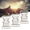 3PCS High Quality Climbing Safe Carabiner Bag Hook Small Metal Webbing Buckle Parachute Cord Bracelet Pet Accessory