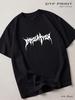 Black T-shirt Immolation, Metal Back In