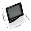 LCD Digital Temperature Humidity Meter HTC-2 Home Indoor Outdoor hygrometer thermometer Weather Station with Clock HTC-1