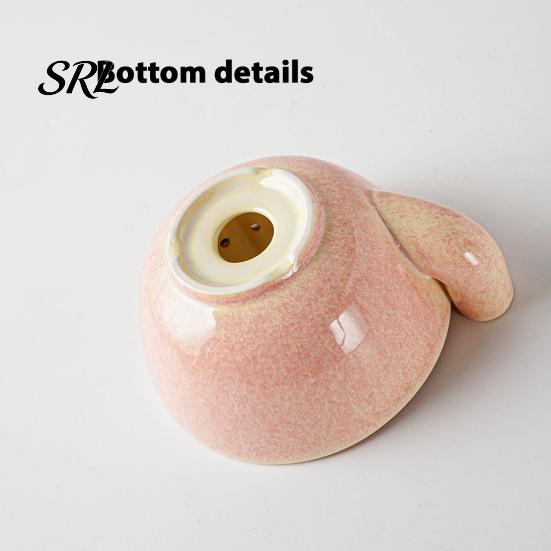 Multifunktionale Schüssel für Lebensmittelzubereitung Berry Swirl mit Abtropfvorrichtung und Silikonpad, Keramik Retro Ofen Leicht zu reinigen Spülmaschinenfest Gebrannter Sieb, Kompaktes Sieb