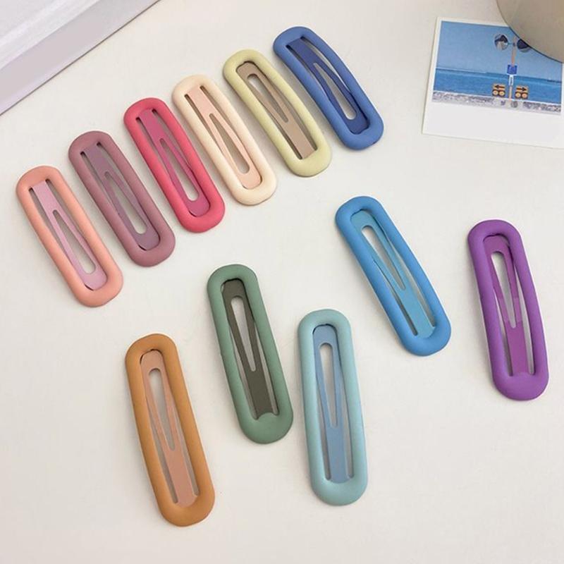 Pack Of 12 Bright Mixture Hair Clamps Thin Not Slip Hairpins For Women Girls Daily Use