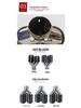 Carbon Fiber Dual Outlet Exhaust Pipe, Burnt Blue - One-in-Two Design for Tailpipe Modification
