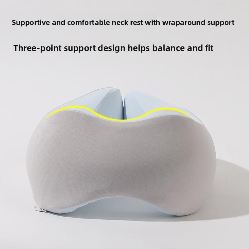 Portable Memory Foam U-shaped Neck Pillow, Suitable for Traveling and Supporting The Neck When Sleeping on The Plane